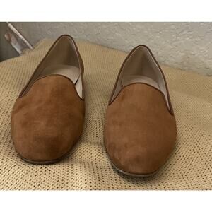 Lafayette 148 NY Siena Suede Slipper- 7- New In Box